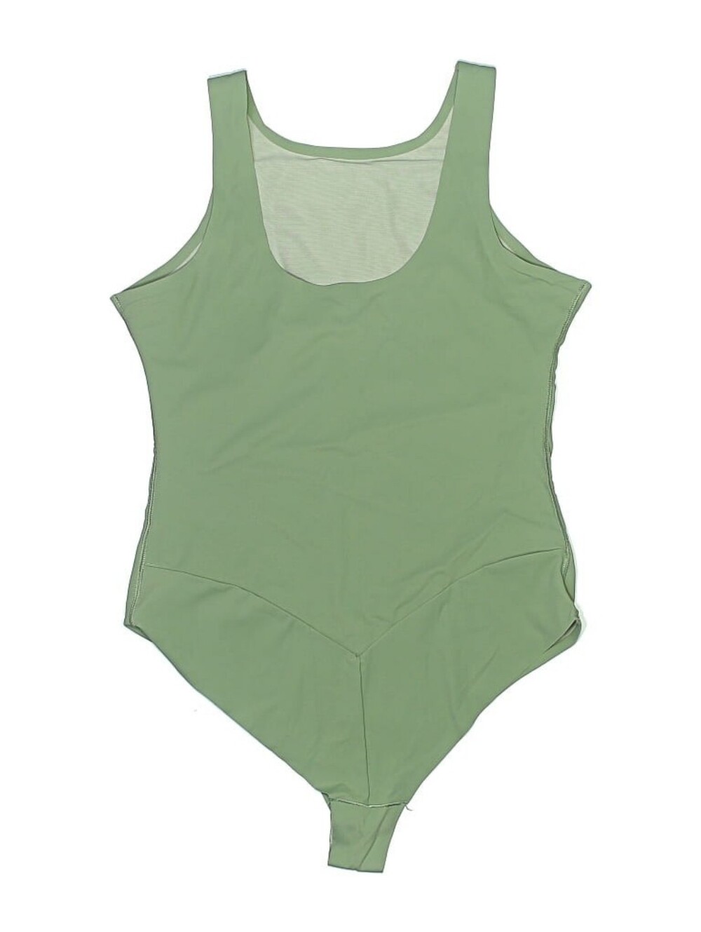 The Pinsy Scoop Tank Hourglass Shapewear Bodysuit in Sage Green
